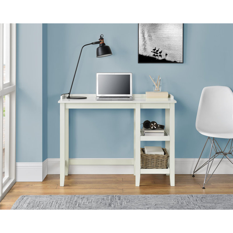 Winston Porter Yager Solid Wood Base Writing Desk & Reviews Wayfair